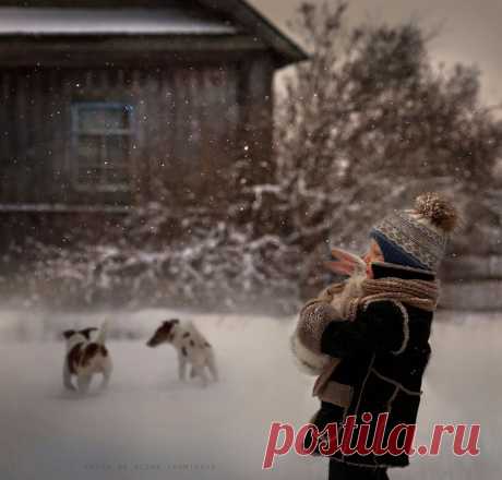 Россиянка создает потрясающие фотографии своих детей с животными в деревне • НОВОСТИ В ФОТОГРАФИЯХ