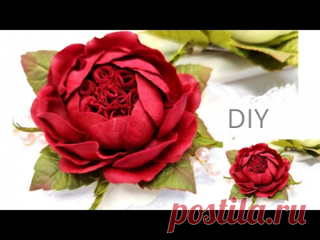 ❗ МК/DIY 💖РОЗА из ФОАМИРАНА СВОИМИ РУКАМИ из одного размера лепестков
