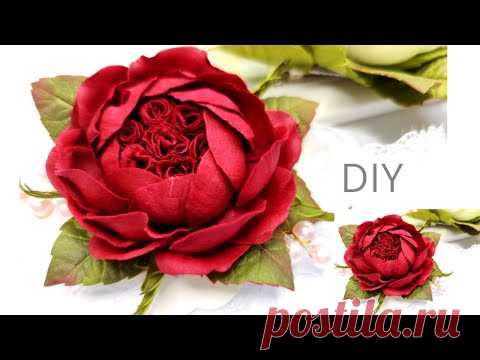 ❗ МК/DIY 💖РОЗА из ФОАМИРАНА СВОИМИ РУКАМИ из одного размера лепестков