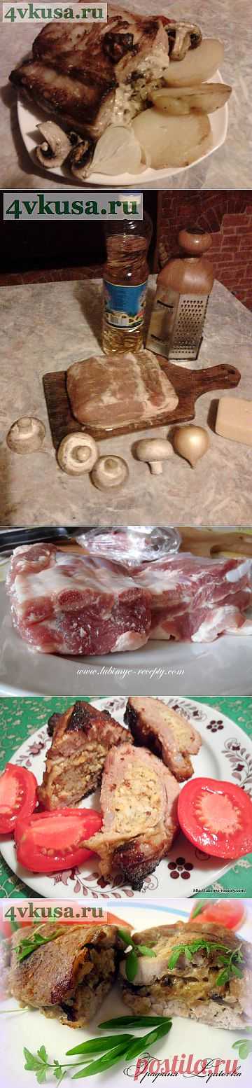 Мясной кармашек с начинкой | 4vkusa.ru