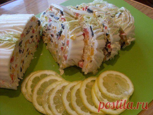 Необычная закуска-Пекинская мозаика