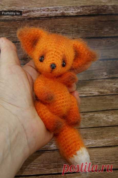 Милый лисёнок крючком / Вязание игрушек / ProHobby.su | Вязание игрушек спицами и крючком для начинающих, мастер классы, схемы вязания