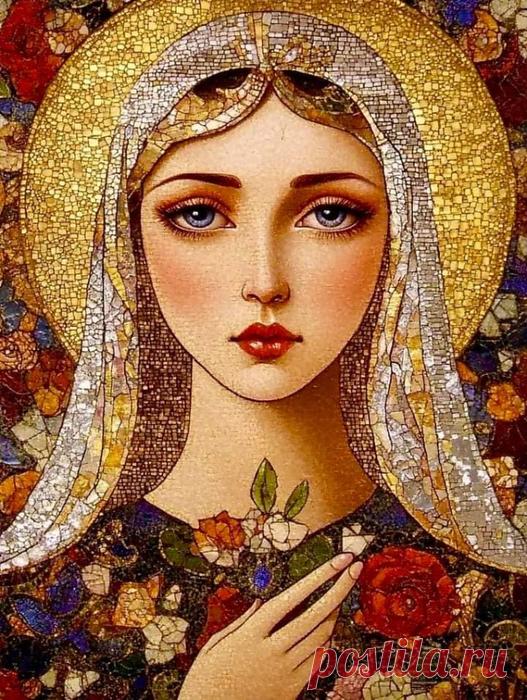 В золотом сиянии... Художник Арли Бишера