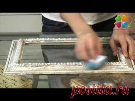 Как сделать состаренную рамку для картины