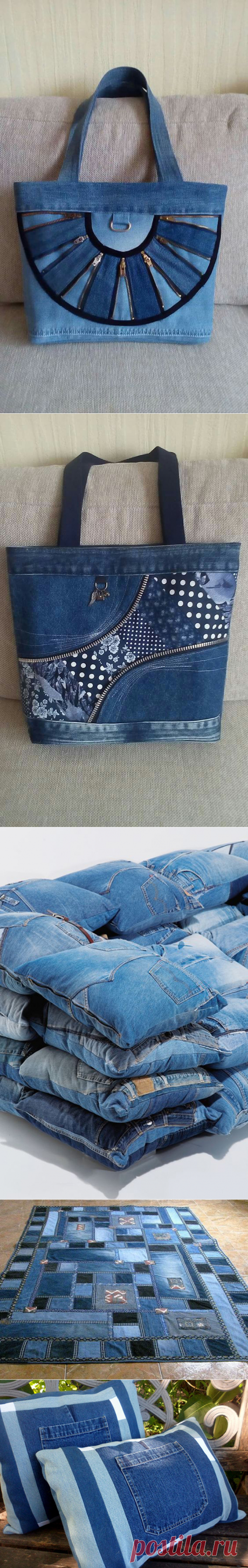 6 Ideias Incríveis Para Reaproveitar Jeans Velho | Revista Artesanato