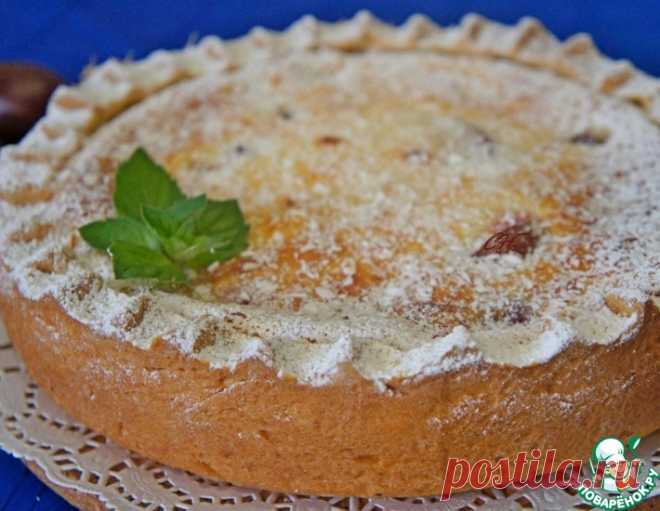 Сливовый пирог со сметанной заливкой – кулинарный рецепт