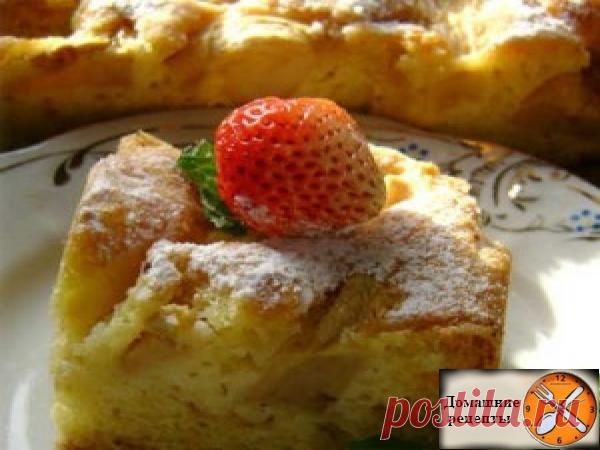 яблочный пирог с творогом