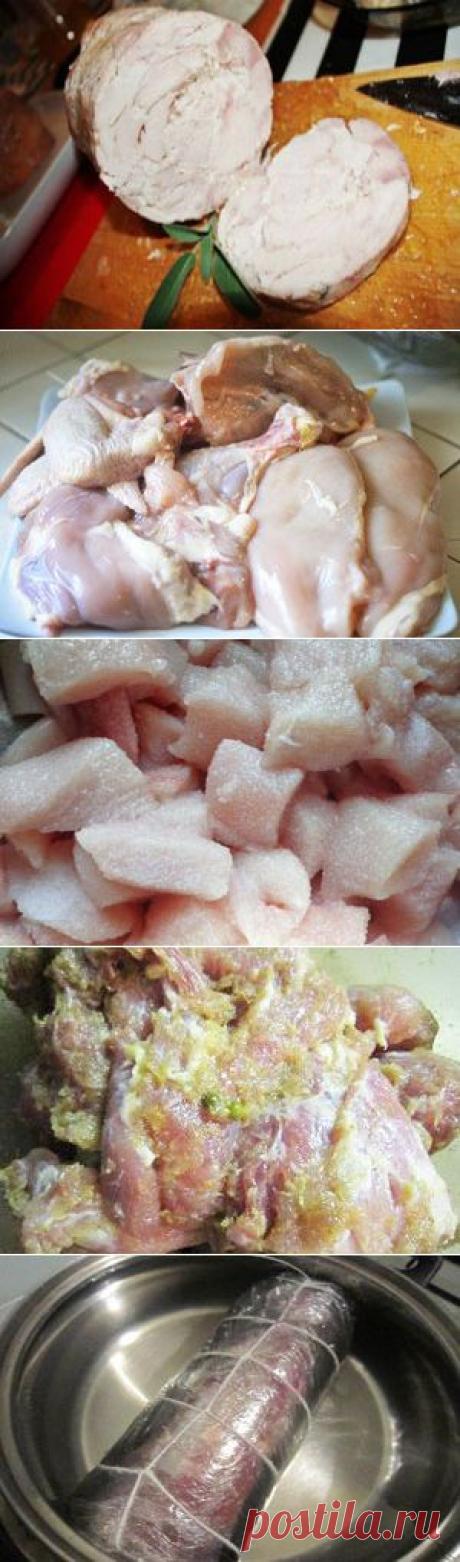 Куриная ветчина в домашних условиях
