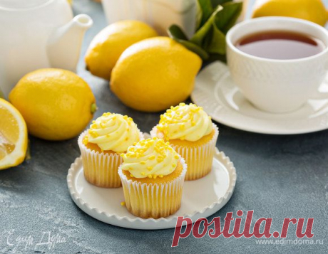 Рецепты десертов с лимонами от «Едим Дома» - маффины, печенье, лимонный крем, печенье, тарт