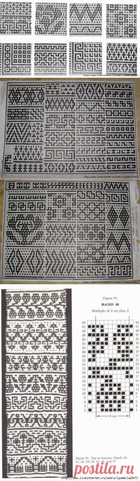 Ленивый жаккард (много фото)