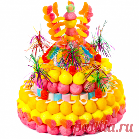 gateau bonbon ile exotic - Candy-Mail magnifique composition bonbon ile gourmande decouvrez le gateau de bonbons ile exotic