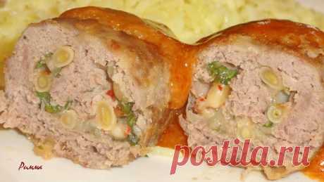 Комплимент от ШЕФА: Мясные рулеты с моцареллой, кедровым орехом и вялеными томатами