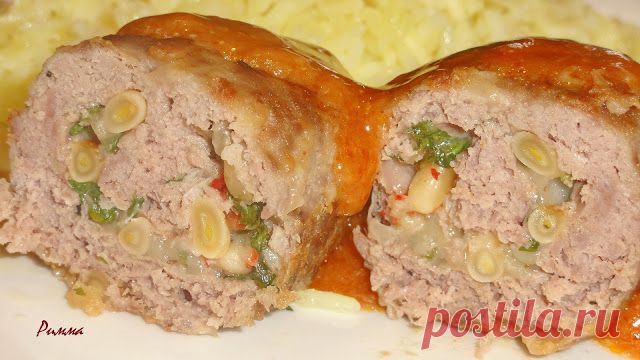 Комплимент от ШЕФА: Мясные рулеты с моцареллой, кедровым орехом и вялеными томатами