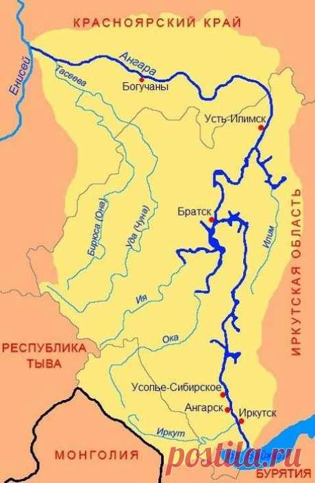 Реки России. Ангара