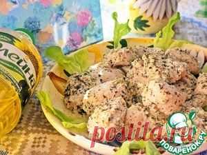 Курица в кефире с базиликом - кулинарный рецепт