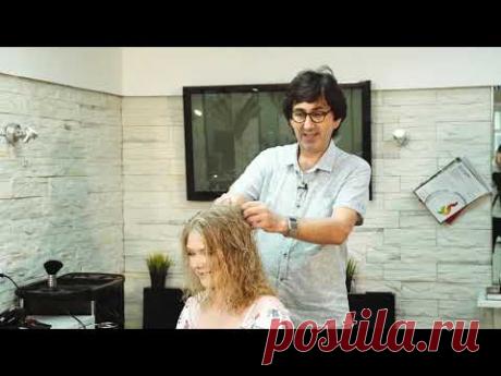 Укладка волос на дуршлаг. Весело и прикольно.