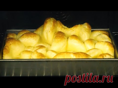 В Разогретую Форму Кидаю Кусок Масла. Через 20 Минут Смотри, Что Происходит с Тестом!