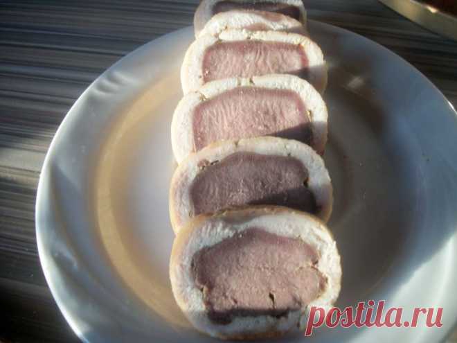 Язык в куриной грудке