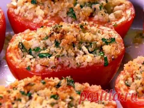 Запеченные фаршированные помидоры | Мама знает...
