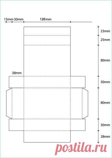 Упаковка своими руками со схемой