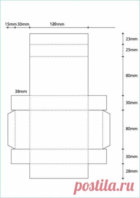 Упаковка своими руками со схемой