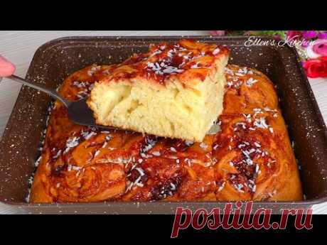 Шикарный пирог к чаю! Все смешалось и в духовку! Просто и очень вкусно!