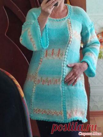 . Туника для дома. Попытка №3 - Машинное вязание - Страна Мам