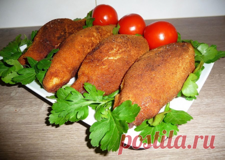 Вкусная котлета по-киевски