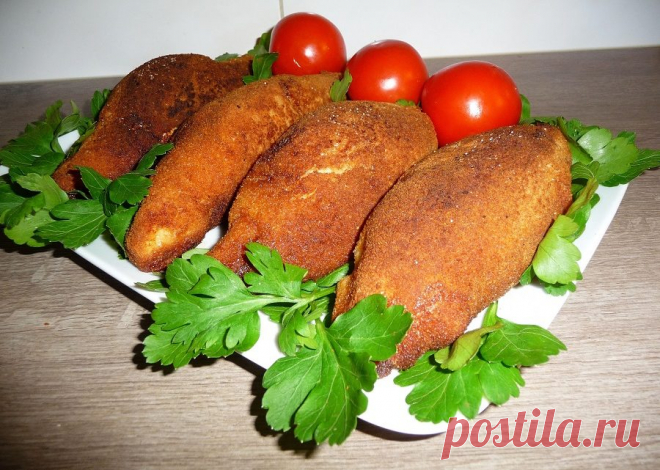 Вкусная котлета по-киевски