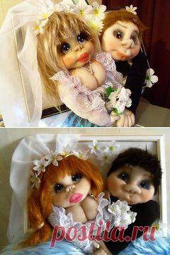 Интерьерные куклы.Скульптурно-текстильная