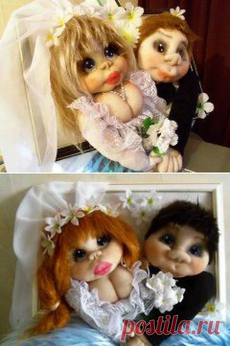 Интерьерные куклы.Скульптурно-текстильная