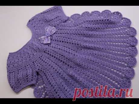 Vestido Crochet para Niña 3 a 4 años