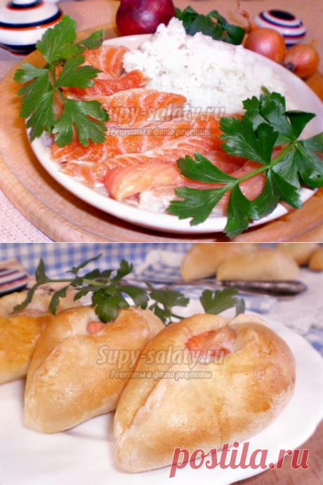 Расстегаи с семгой и рисом по-московски. Рецепт с пошаговыми фото