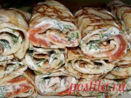 20 Самых вкусных начинок для блинчиков 1. Блины с начинкой из яиц Состав: 4 яйца, 50 гр. зеленого лука, 5-10 гр. укропа, соль. Отварить 4 яйца. Натереть вареные яйца на терку. Обжарить зеленый лук 50 гр. Укроп 5-10 гр. Соль по вкусу. 2. Творожная начинка в блины Состав: Творог 500 гр., 1 желток яйца, 2 столовые ложки сахара, 50 гр. изюма. Берем творог, добавляем в него один желток, сахар, перетираем все с творогом. В получившуюся массу добавляем изюм. Предварительно замоченный в кипятке. 3.…