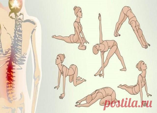 После такой зарядки будто заново на свет рождаешься!
Упражнения всего 1 раз в 2 дня. Спина перестала болеть