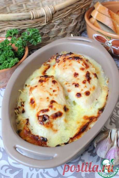 Куриное филе в белом соусе - кулинарный рецепт