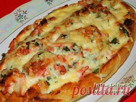 Батон-пицца: просто, быстро и вкусно!