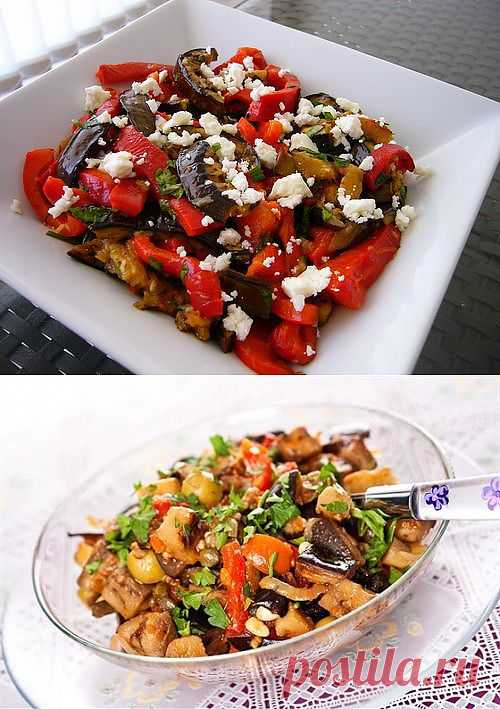 Праздничные салаты с баклажанами: 6 рецептов / Простые рецепты