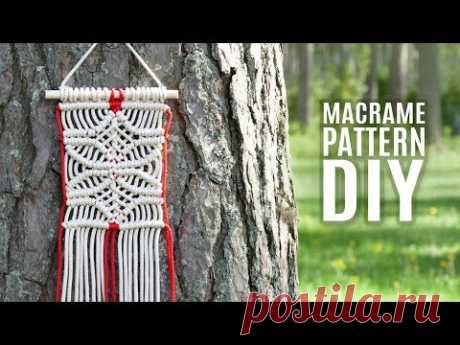 Шесть лепестков цветка для настенного ковра - Элемент дизайна Macramé для домашнего декора
