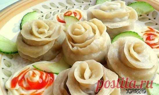 Манты розочки  / Райская пища