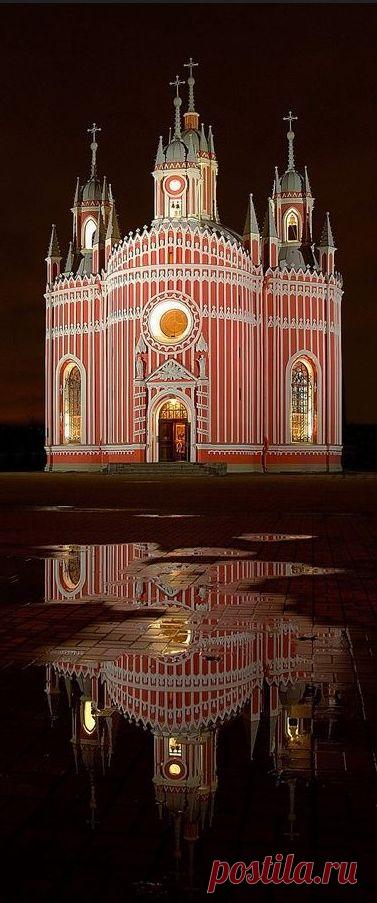 The church of Saint John the Baptist at Chesme Palace, St. Petersburg, Russia