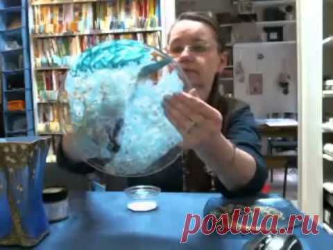 Видео мастер-класс: "Декупаж плюс стекло" - Ярмарка Мастеров - ручная работа, handmade