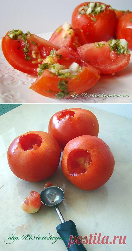 Сухой засол помидор