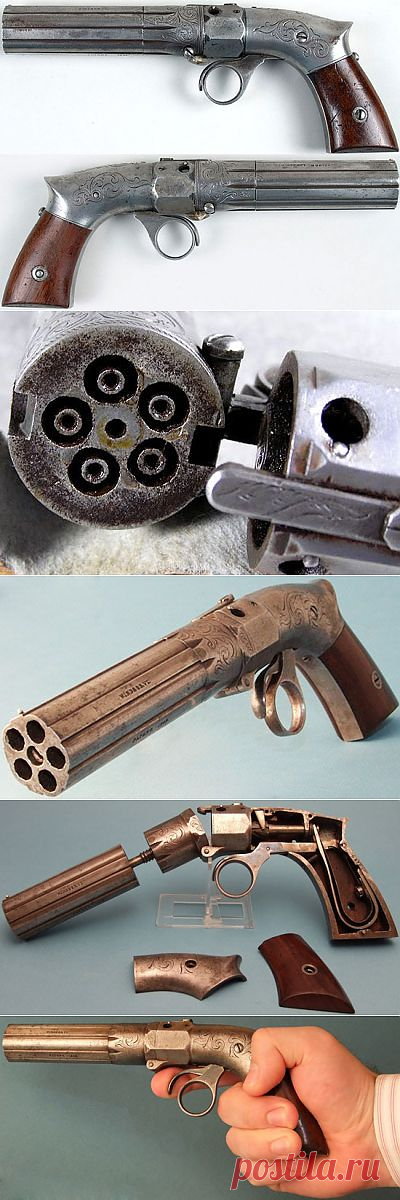 (+1) тема - Пеппербокс Robbins & Lawrence Pepperbox | Энциклопедия оружия