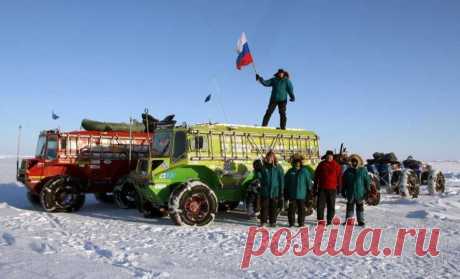 Морская ледовая автомобильная экспедиция.