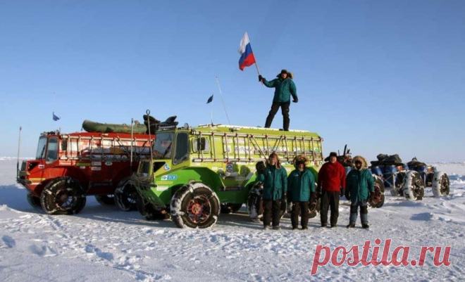 Морская ледовая автомобильная экспедиция.