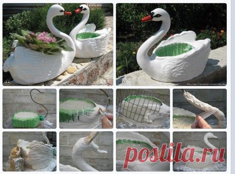 Вазон для цветов своими руками