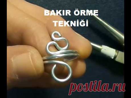 Bakır Tel İle Örme Yüzük Yapımı-TakıTasarım Atölyesi