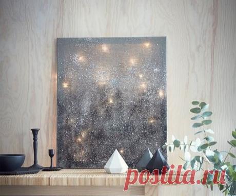 Картина - светильник Модная одежда и дизайн интерьера своими руками