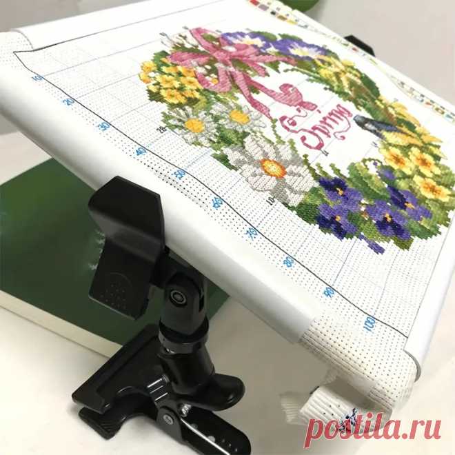2 шт. зажим для вышивки нескользящий регулируемый держатель - Temu Moldova